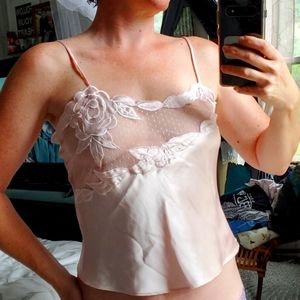 Sedú Fine Lingerie Vintage Lace Satin Top
